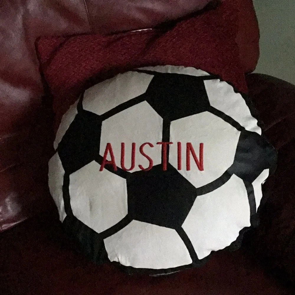 Athletic Decor Soccer‎ ball pillow